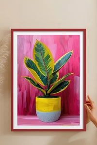 HOMEPACK Ahşap Çerçeveli Tablo Çerçeveli Poster Sanatsal Modern Duvar Dekoru TK-975