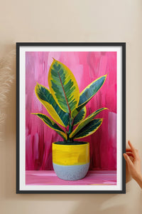 HOMEPACK Ahşap Çerçeveli Tablo Çerçeveli Poster Sanatsal Modern Duvar Dekoru TK-975