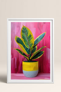 HOMEPACK Ahşap Çerçeveli Tablo Çerçeveli Poster Sanatsal Modern Duvar Dekoru TK-975
