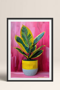 HOMEPACK Ahşap Çerçeveli Tablo Çerçeveli Poster Sanatsal Modern Duvar Dekoru TK-975
