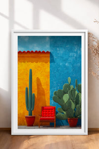 HOMEPACK Ahşap Çerçeveli Tablo Çerçeveli Poster Sanatsal Modern Duvar Dekoru TK-977