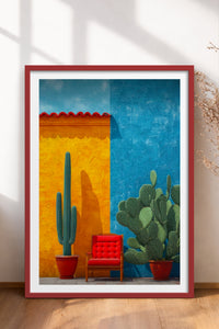 HOMEPACK Ahşap Çerçeveli Tablo Çerçeveli Poster Sanatsal Modern Duvar Dekoru TK-977