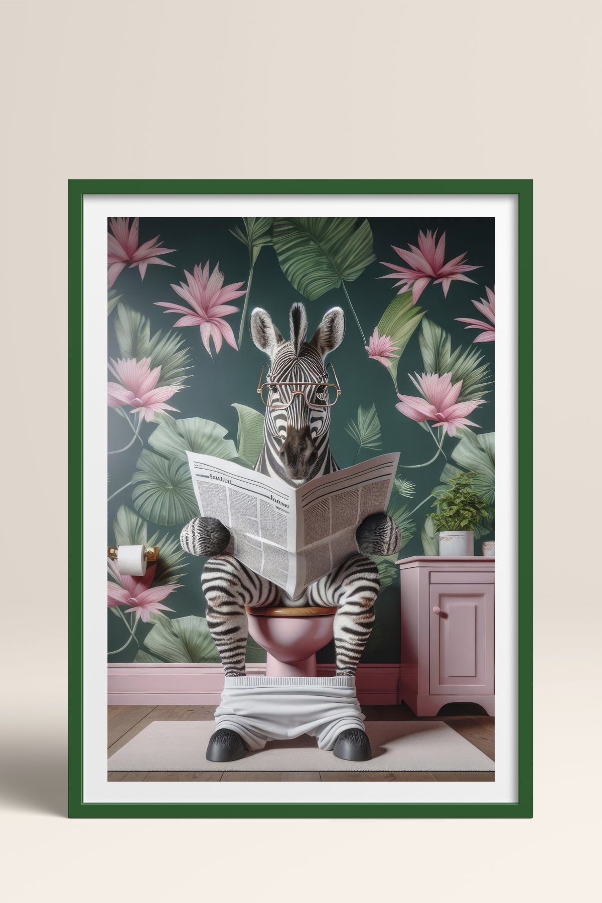HOMEPACK Ahşap Çerçeveli Tablo Çerçeveli Poster Sanatsal Modern Duvar Dekoru TK-981