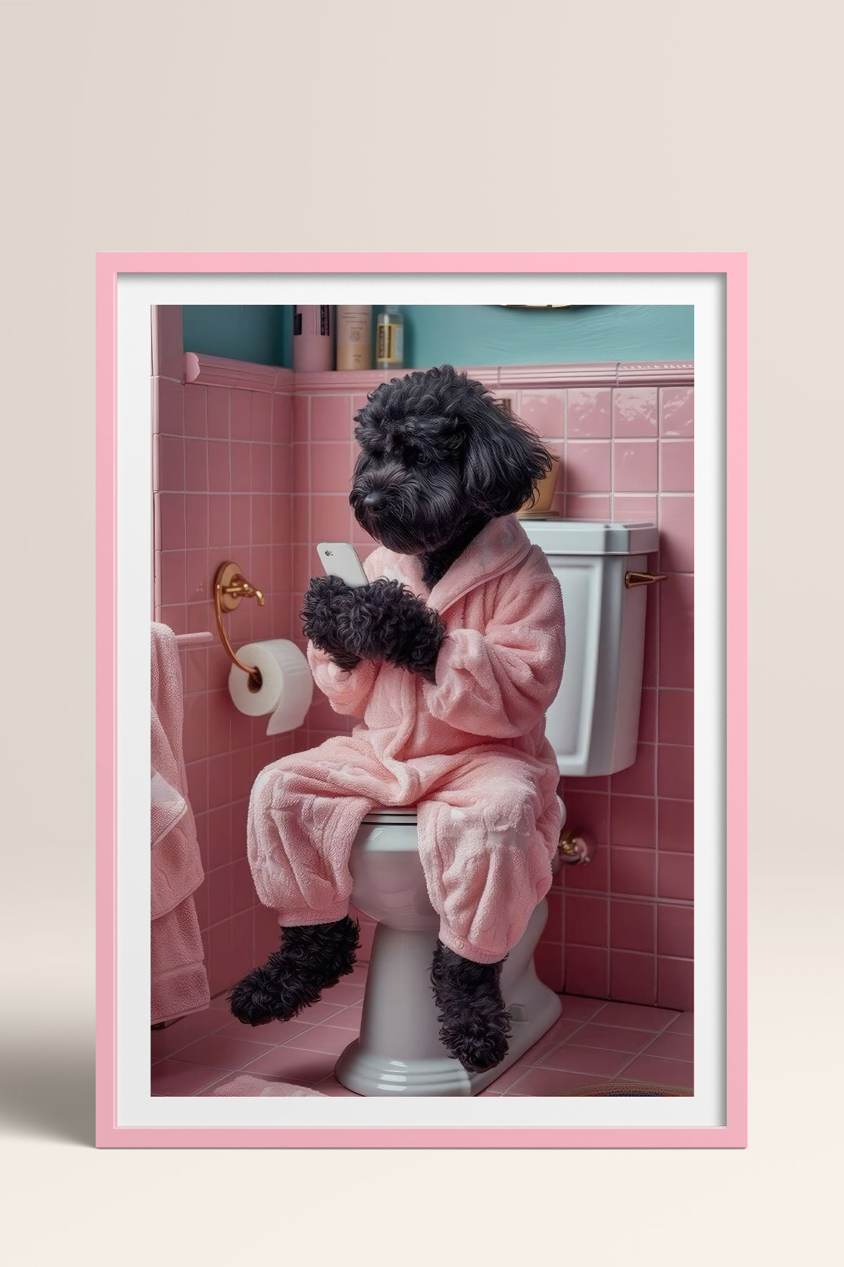 HOMEPACK Ahşap Çerçeveli Tablo Çerçeveli Poster Sanatsal Modern Duvar Dekoru TK-982