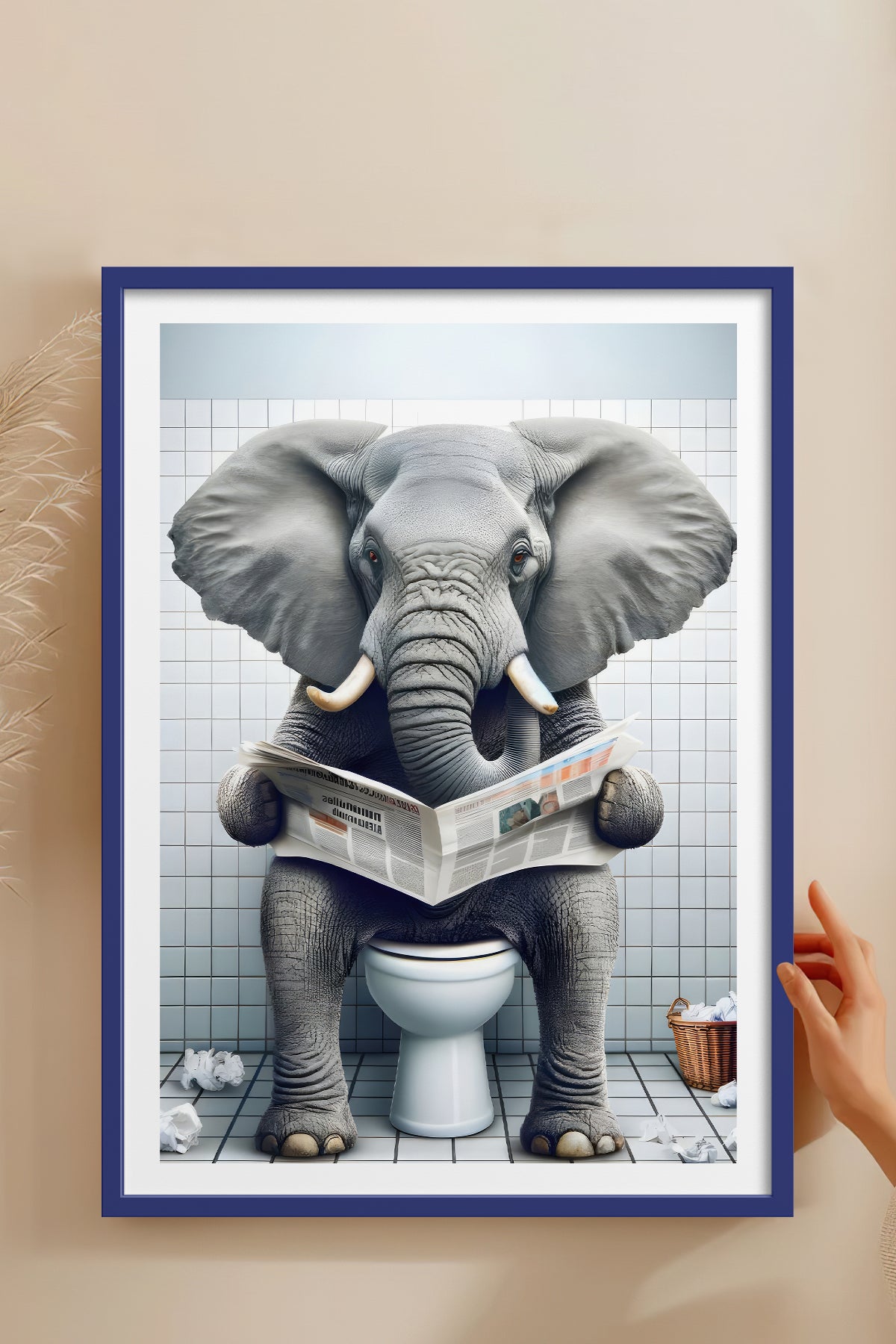 HOMEPACK Ahşap Çerçeveli Tablo Çerçeveli Poster Sanatsal Modern Duvar Dekoru TK-984