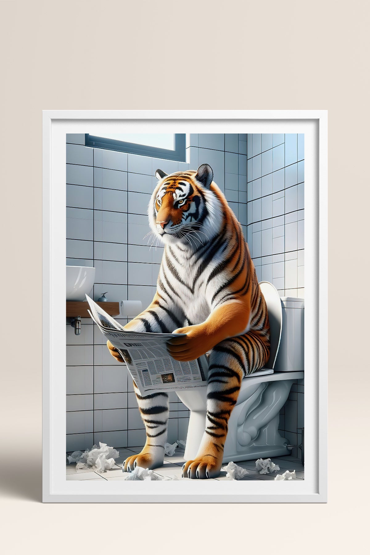HOMEPACK Ahşap Çerçeveli Tablo Çerçeveli Poster Sanatsal Modern Duvar Dekoru TK-985