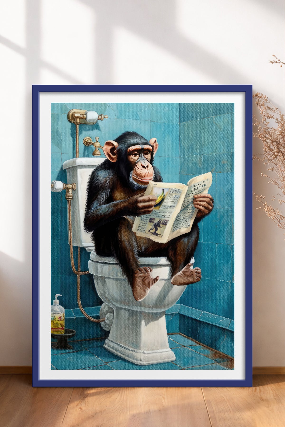 HOMEPACK Ahşap Çerçeveli Tablo Çerçeveli Poster Sanatsal Modern Duvar Dekoru TK-986