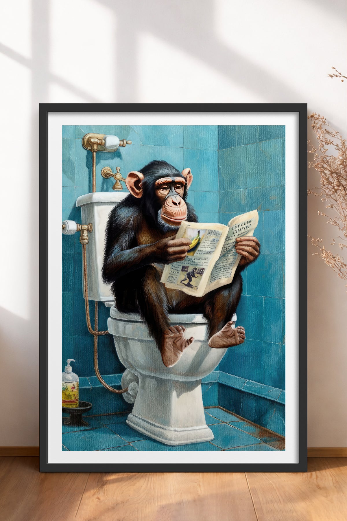 HOMEPACK Ahşap Çerçeveli Tablo Çerçeveli Poster Sanatsal Modern Duvar Dekoru TK-986