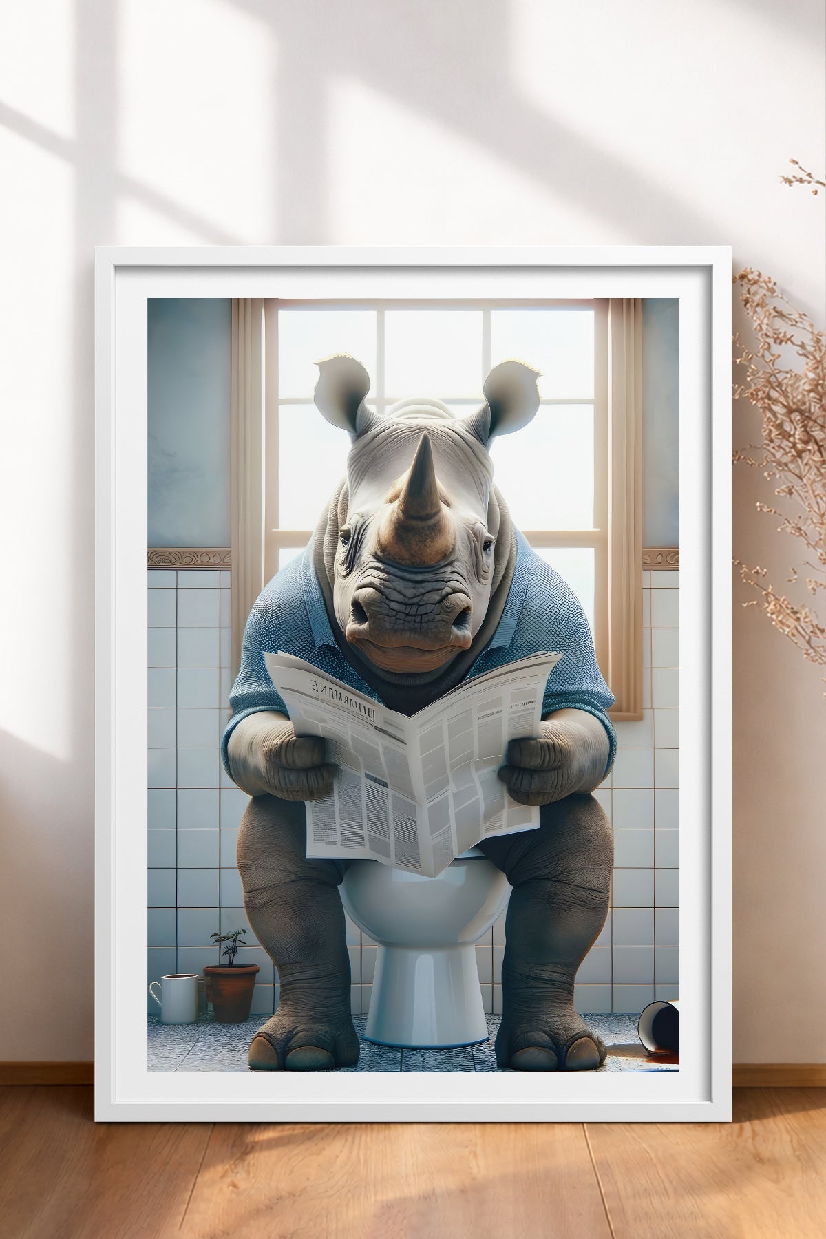 HOMEPACK Ahşap Çerçeveli Tablo Çerçeveli Poster Sanatsal Modern Duvar Dekoru TK-987