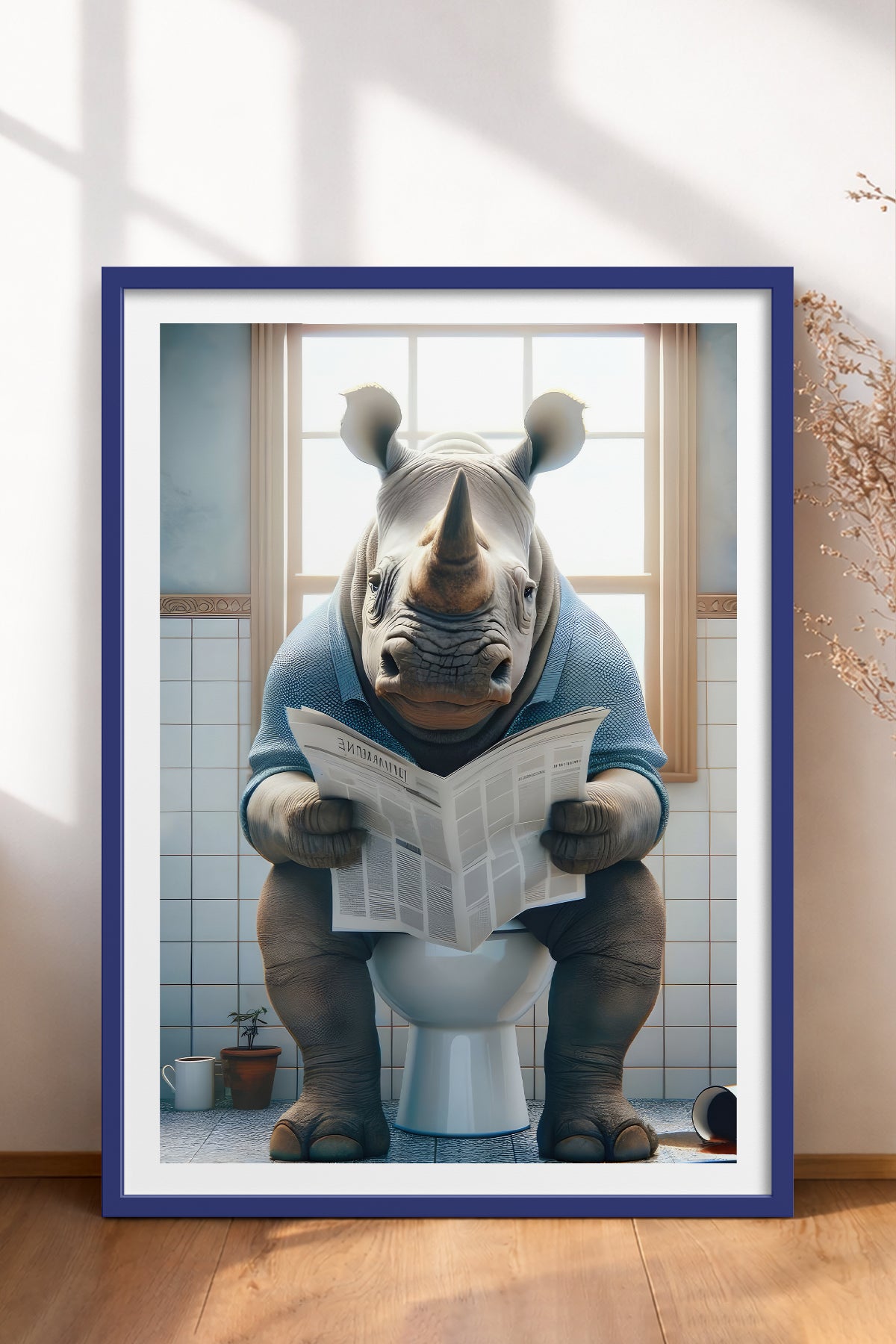HOMEPACK Ahşap Çerçeveli Tablo Çerçeveli Poster Sanatsal Modern Duvar Dekoru TK-987