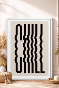 HOMEPACK Ahşap Çerçeveli Tablo Çerçeveli Poster Sanatsal Modern Duvar Dekoru TK-988