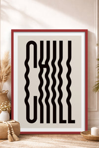 HOMEPACK Ahşap Çerçeveli Tablo Çerçeveli Poster Sanatsal Modern Duvar Dekoru TK-988