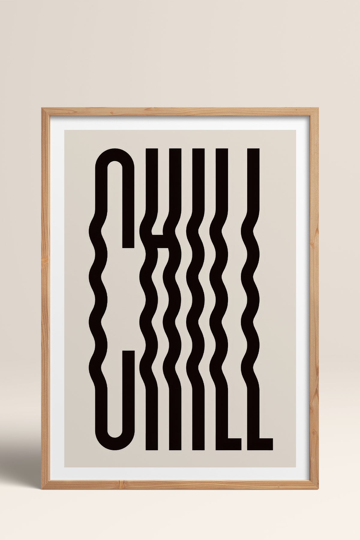 HOMEPACK Ahşap Çerçeveli Tablo Çerçeveli Poster Sanatsal Modern Duvar Dekoru TK-988