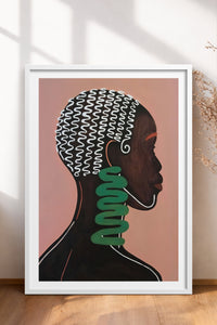 HOMEPACK Ahşap Çerçeveli Tablo Çerçeveli Poster Sanatsal Modern Duvar Dekoru TK-992