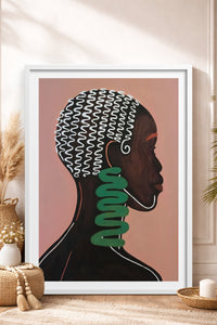 HOMEPACK Ahşap Çerçeveli Tablo Çerçeveli Poster Sanatsal Modern Duvar Dekoru TK-992