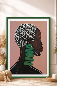 HOMEPACK Ahşap Çerçeveli Tablo Çerçeveli Poster Sanatsal Modern Duvar Dekoru TK-992