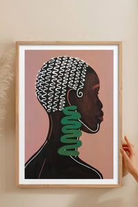 HOMEPACK Ahşap Çerçeveli Tablo Çerçeveli Poster Sanatsal Modern Duvar Dekoru TK-992