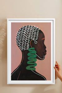 HOMEPACK Ahşap Çerçeveli Tablo Çerçeveli Poster Sanatsal Modern Duvar Dekoru TK-992