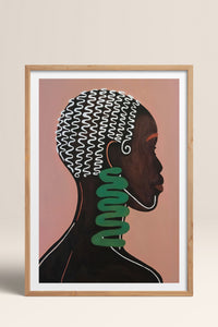 HOMEPACK Ahşap Çerçeveli Tablo Çerçeveli Poster Sanatsal Modern Duvar Dekoru TK-992