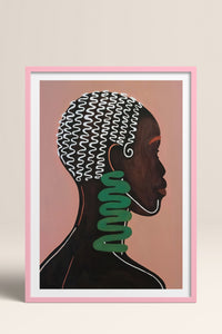 HOMEPACK Ahşap Çerçeveli Tablo Çerçeveli Poster Sanatsal Modern Duvar Dekoru TK-992