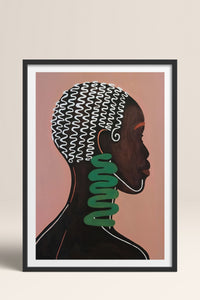 HOMEPACK Ahşap Çerçeveli Tablo Çerçeveli Poster Sanatsal Modern Duvar Dekoru TK-992