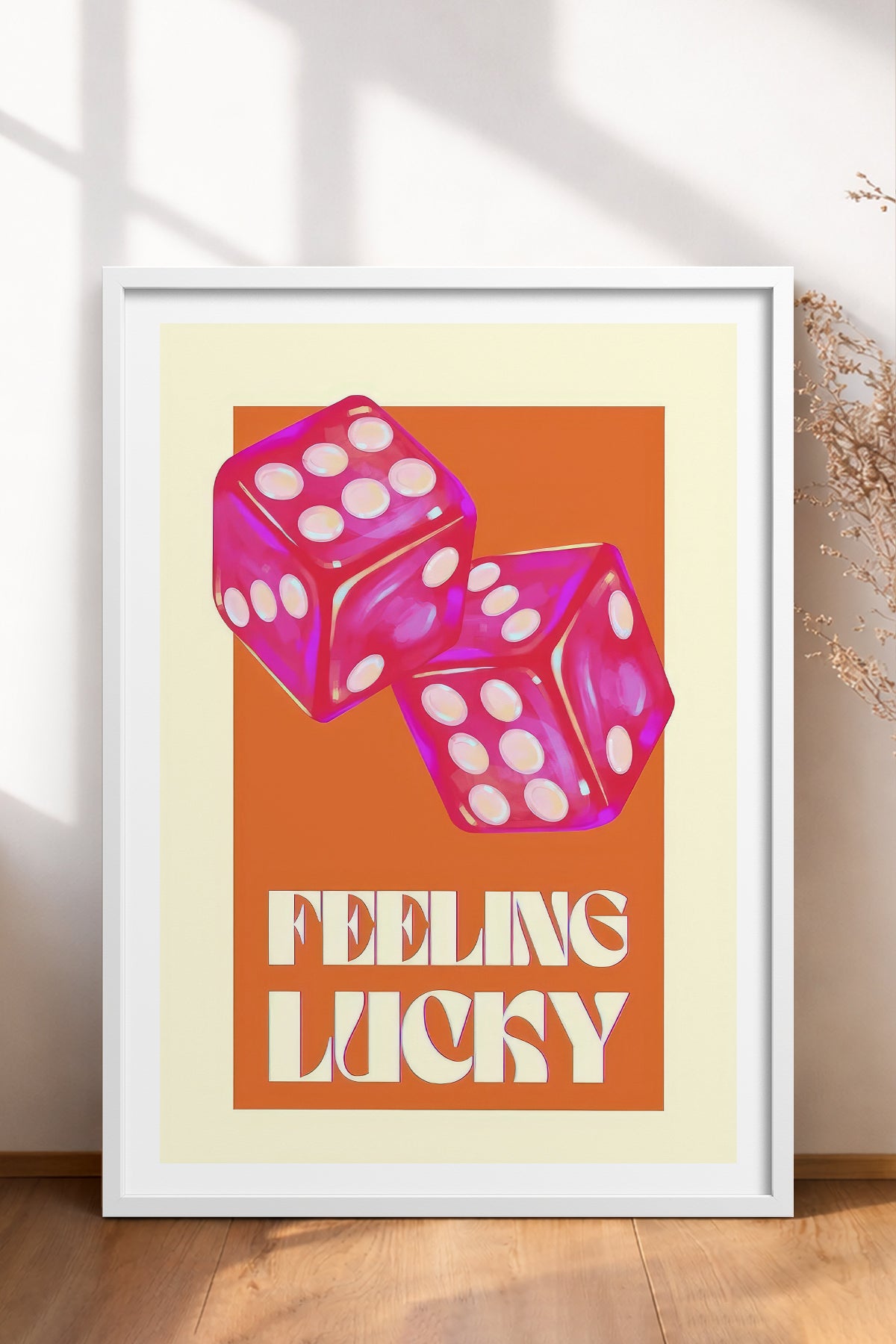 HOMEPACK Ahşap Çerçeveli Tablo Çerçeveli Poster Sanatsal Modern Duvar Dekoru TK-998