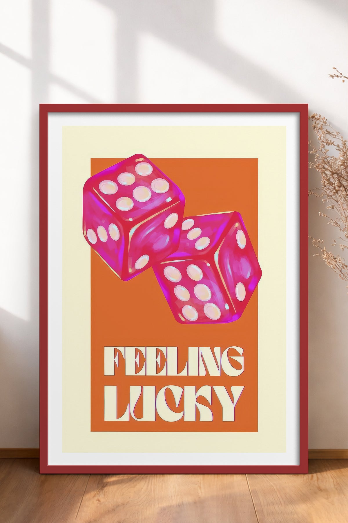 HOMEPACK Ahşap Çerçeveli Tablo Çerçeveli Poster Sanatsal Modern Duvar Dekoru TK-998