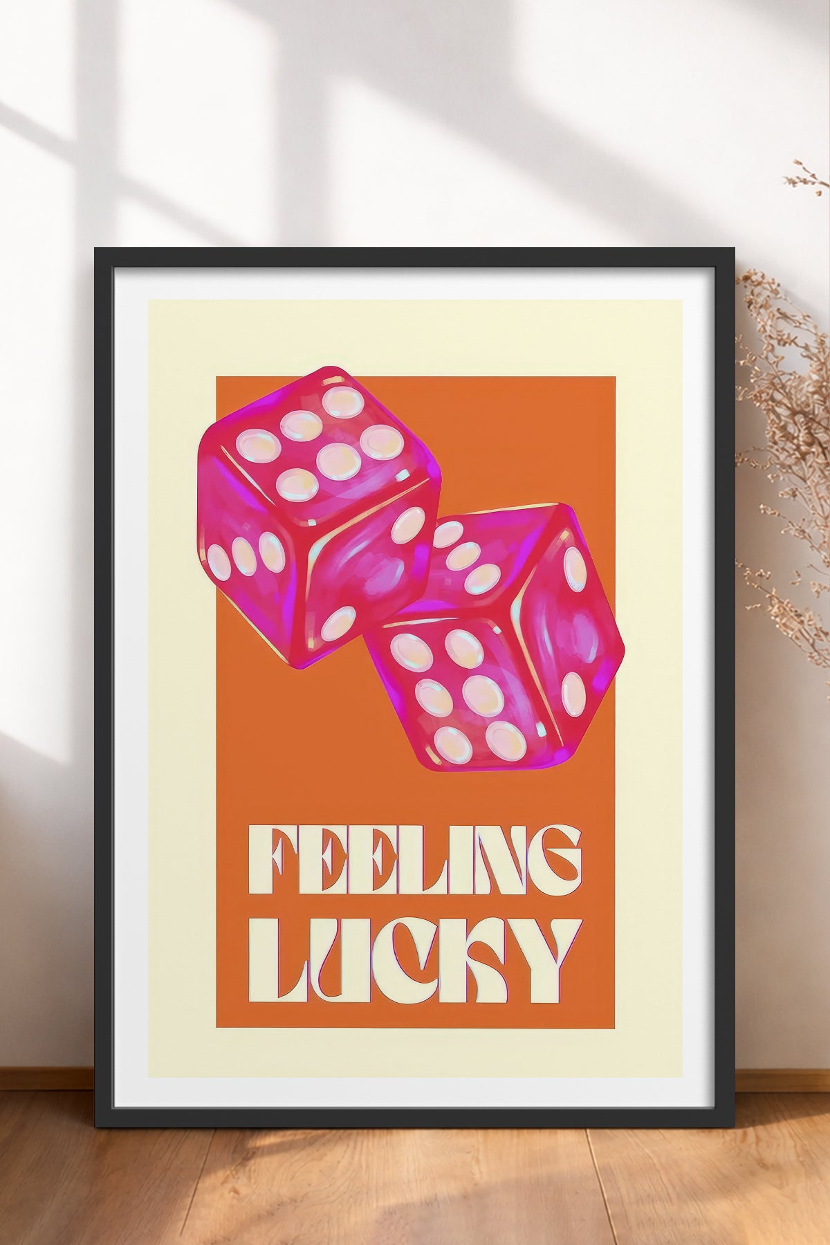 HOMEPACK Ahşap Çerçeveli Tablo Çerçeveli Poster Sanatsal Modern Duvar Dekoru TK-998