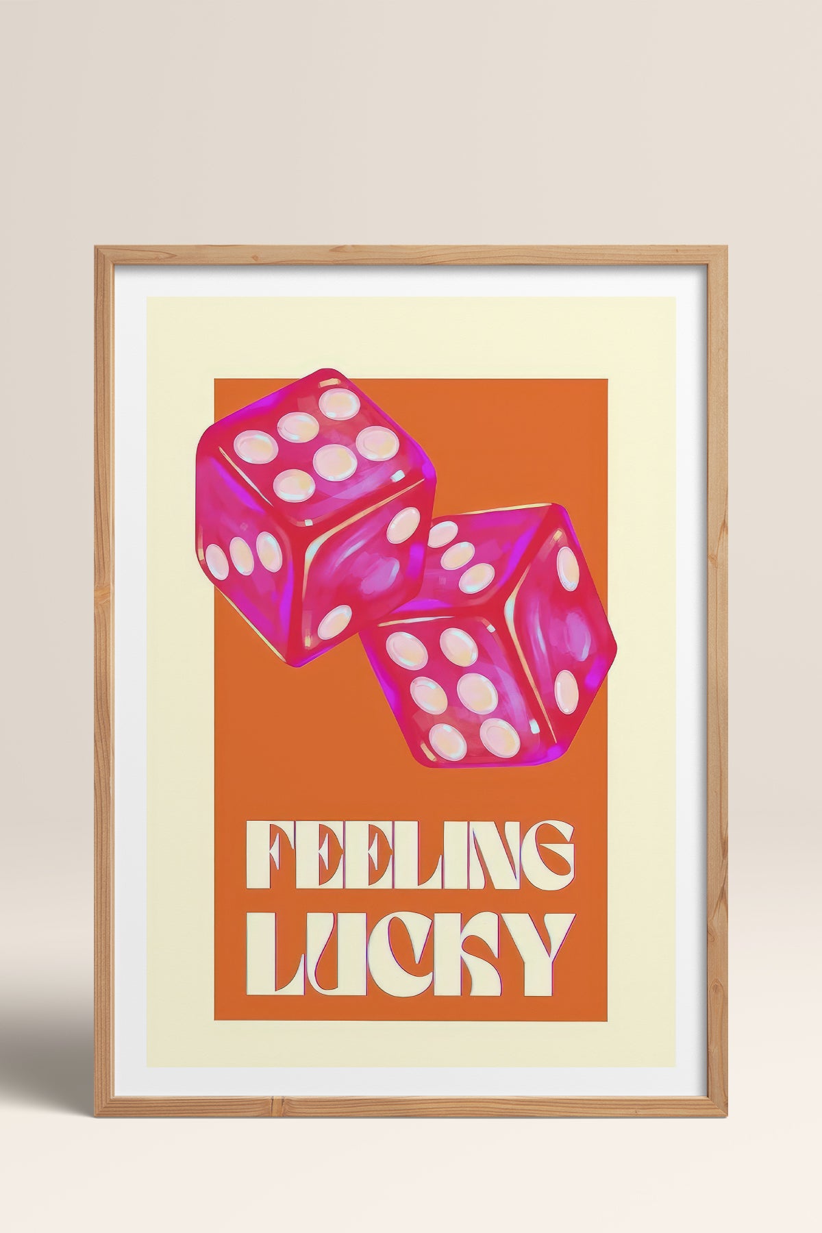 HOMEPACK Ahşap Çerçeveli Tablo Çerçeveli Poster Sanatsal Modern Duvar Dekoru TK-998