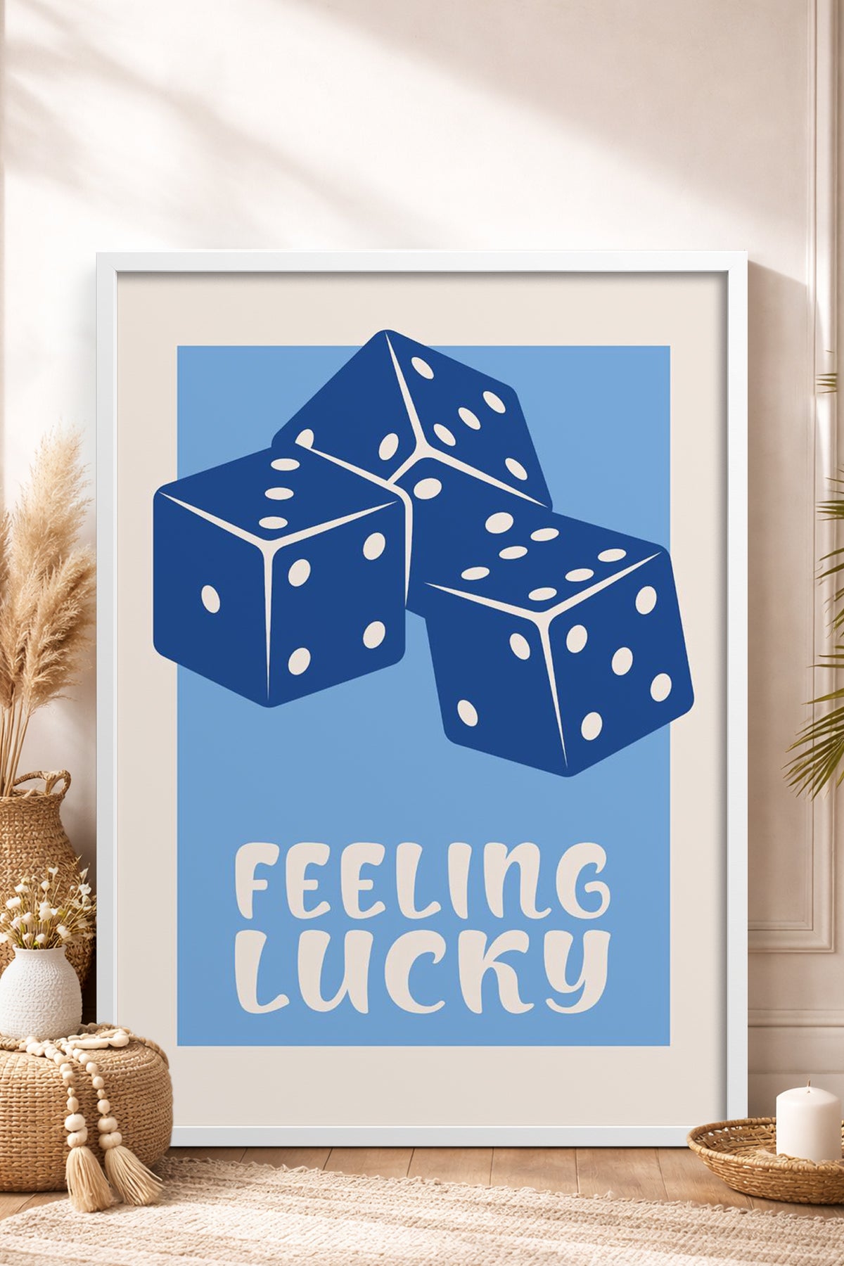 HOMEPACK Ahşap Çerçeveli Tablo Çerçeveli Poster Sanatsal Modern Duvar Dekoru TK-999