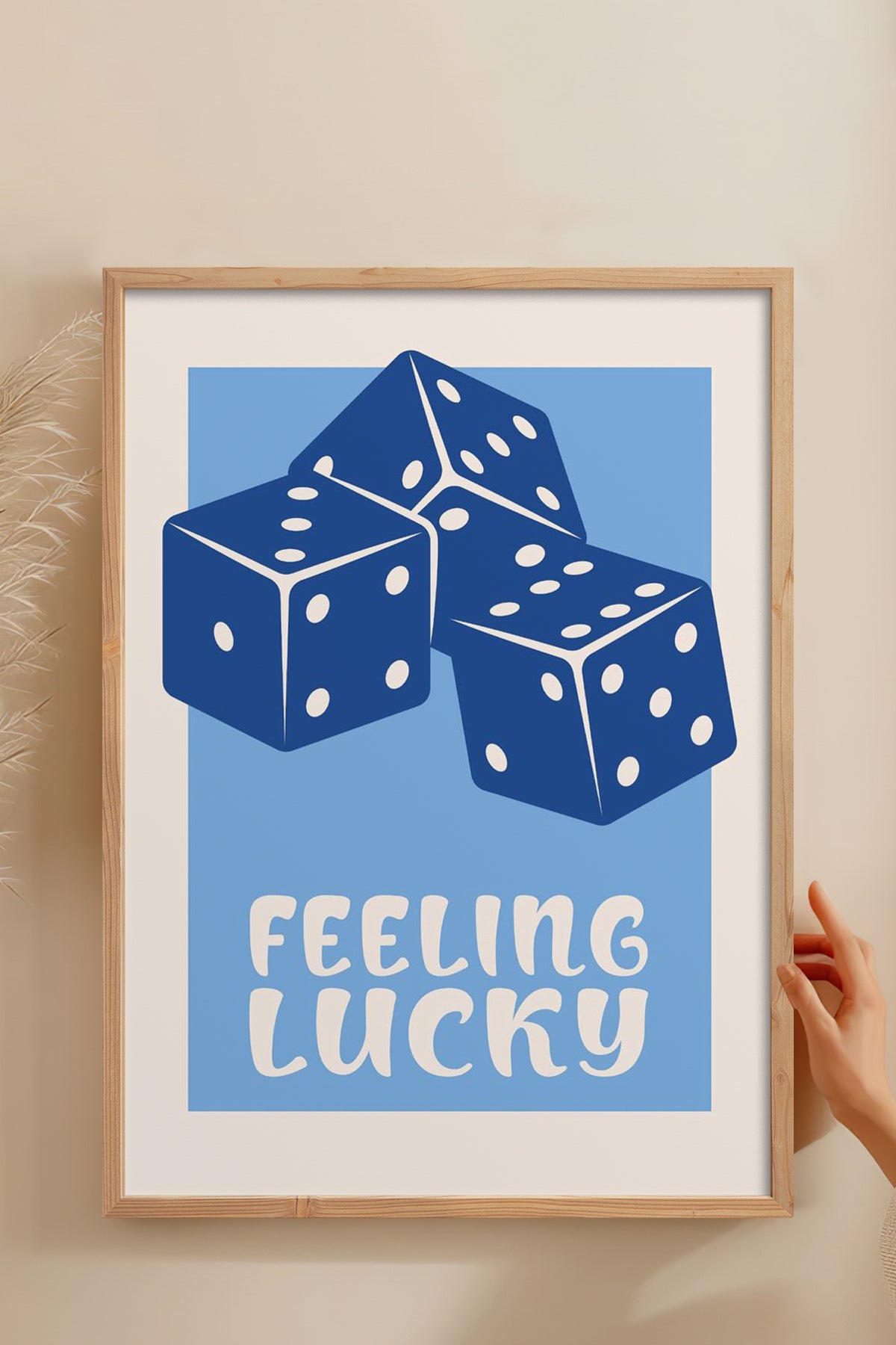 HOMEPACK Ahşap Çerçeveli Tablo Çerçeveli Poster Sanatsal Modern Duvar Dekoru TK-999