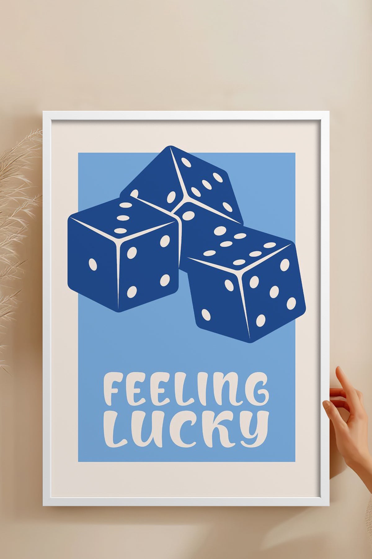 HOMEPACK Ahşap Çerçeveli Tablo Çerçeveli Poster Sanatsal Modern Duvar Dekoru TK-999