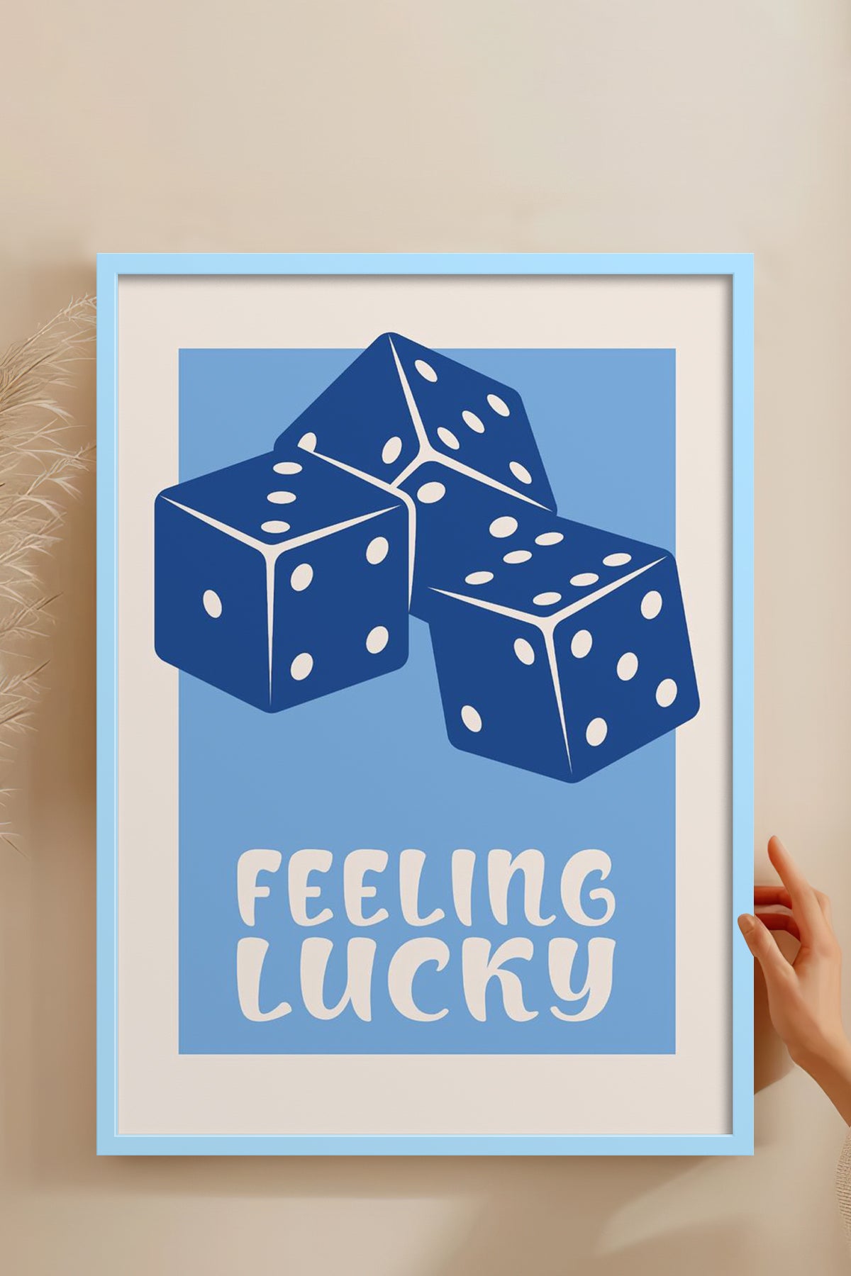 HOMEPACK Ahşap Çerçeveli Tablo Çerçeveli Poster Sanatsal Modern Duvar Dekoru TK-999