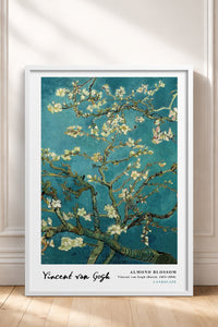 HOMEPACK Ahşap Çerçeveli Tablo Çerçeveli Poster Sanatsal Modern Duvar Dekoru VAN GOGH-02