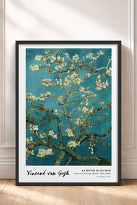 HOMEPACK Ahşap Çerçeveli Tablo Çerçeveli Poster Sanatsal Modern Duvar Dekoru VAN GOGH-02