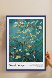 HOMEPACK Ahşap Çerçeveli Tablo Çerçeveli Poster Sanatsal Modern Duvar Dekoru VAN GOGH-02
