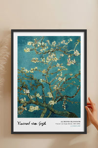 HOMEPACK Ahşap Çerçeveli Tablo Çerçeveli Poster Sanatsal Modern Duvar Dekoru VAN GOGH-02