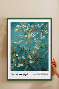 HOMEPACK Ahşap Çerçeveli Tablo Çerçeveli Poster Sanatsal Modern Duvar Dekoru VAN GOGH-02