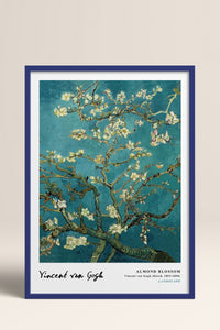 HOMEPACK Ahşap Çerçeveli Tablo Çerçeveli Poster Sanatsal Modern Duvar Dekoru VAN GOGH-02