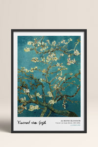 HOMEPACK Ahşap Çerçeveli Tablo Çerçeveli Poster Sanatsal Modern Duvar Dekoru VAN GOGH-02