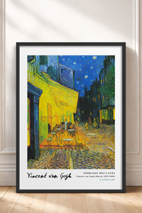 HOMEPACK Ahşap Çerçeveli Tablo Çerçeveli Poster Sanatsal Modern Duvar Dekoru VAN GOGH-03