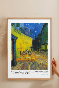 HOMEPACK Ahşap Çerçeveli Tablo Çerçeveli Poster Sanatsal Modern Duvar Dekoru VAN GOGH-03
