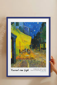 HOMEPACK Ahşap Çerçeveli Tablo Çerçeveli Poster Sanatsal Modern Duvar Dekoru VAN GOGH-03