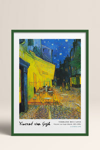 HOMEPACK Ahşap Çerçeveli Tablo Çerçeveli Poster Sanatsal Modern Duvar Dekoru VAN GOGH-03