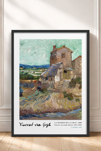 HOMEPACK Ahşap Çerçeveli Tablo Çerçeveli Poster Sanatsal Modern Duvar Dekoru VAN GOGH-04