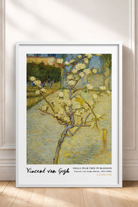 HOMEPACK Ahşap Çerçeveli Tablo Çerçeveli Poster Sanatsal Modern Duvar Dekoru VAN GOGH-05