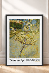 HOMEPACK Ahşap Çerçeveli Tablo Çerçeveli Poster Sanatsal Modern Duvar Dekoru VAN GOGH-05