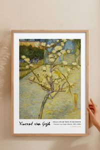 HOMEPACK Ahşap Çerçeveli Tablo Çerçeveli Poster Sanatsal Modern Duvar Dekoru VAN GOGH-05