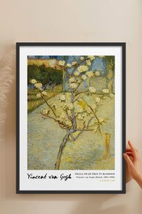 HOMEPACK Ahşap Çerçeveli Tablo Çerçeveli Poster Sanatsal Modern Duvar Dekoru VAN GOGH-05