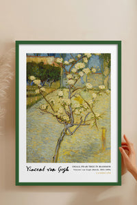 HOMEPACK Ahşap Çerçeveli Tablo Çerçeveli Poster Sanatsal Modern Duvar Dekoru VAN GOGH-05